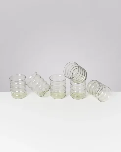 Motel a Miio Große Gläser|Gläser Sets %^Joia - Set Of 6 Glasses Large Bubble Emerald