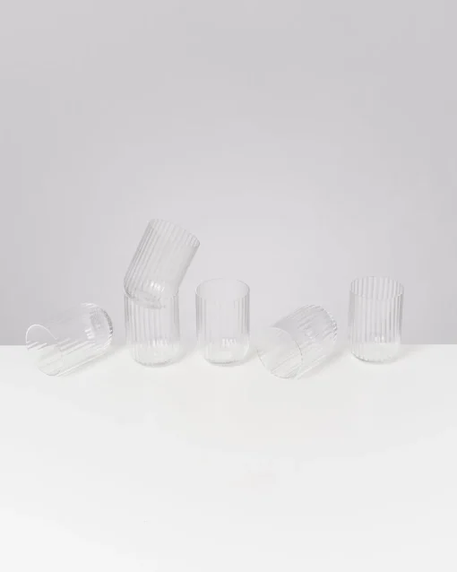 Motel a Miio Große Gläser|Gläser Sets %^Joia - Set Of 6 Glasses Riffled Classic