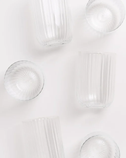 Motel a Miio Große Gläser|Gläser Sets %^Joia - Set Of 6 Glasses Riffled Classic