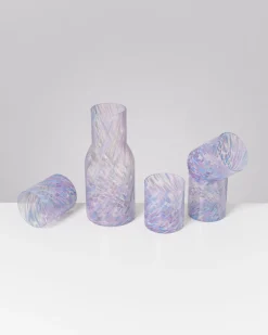 Motel a Miio Glaskaraffen^Joia Drops - Set Of 5 Pieces Big Blue Lilac