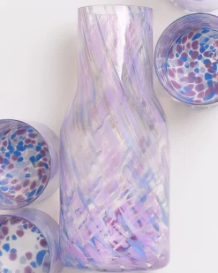 Motel a Miio Glaskaraffen^Joia Drops - Set Of 5 Pieces Big Blue Lilac