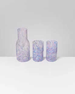 Motel a Miio Glaskaraffen^Joia Drops - Set Of 5 Pieces Small Blue Lilac