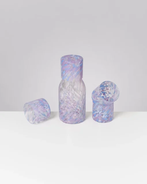 Motel a Miio Glaskaraffen^Joia Drops - Set Of 5 Pieces Small Blue Lilac
