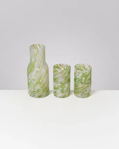 Motel a Miio Glaskaraffen^Joia Drops - Set Of 5 Pieces Small Green Pink