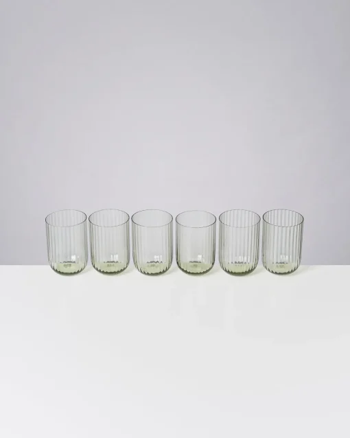Motel a Miio Große Gläser|Gläser Sets %^Joia 6er Set Glas Riffled