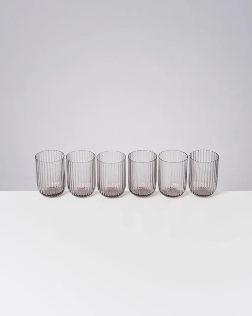 Motel a Miio Große Gläser|Gläser Sets %^Joia 6er Set Glas Riffled