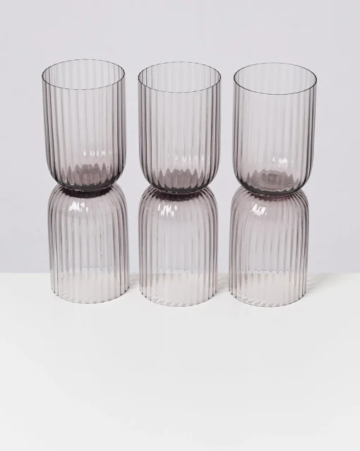 Motel a Miio Große Gläser|Gläser Sets %^Joia 6er Set Glas Riffled