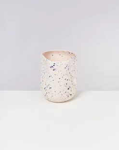 Motel a Miio Große Vasen^João Vase L Rose Blue Speckled