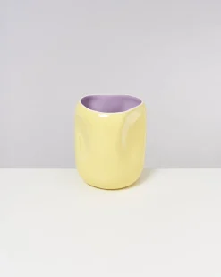 Motel a Miio Große Vasen^João Vase L Yellow Lilac