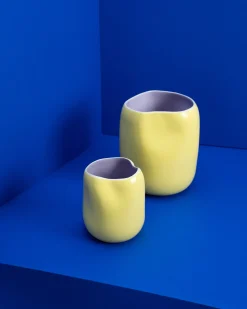 Motel a Miio Große Vasen^João Vase L Yellow Lilac
