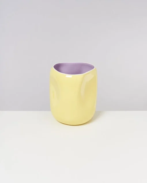 Motel a Miio Große Vasen^João Vase L Yellow Lilac