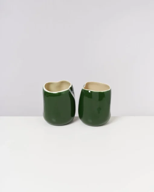 Motel a Miio Mittlere Vasen^João Vase M Green Vanilla