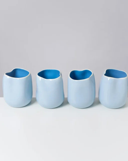 Motel a Miio Mittlere Vasen^João Vase M Hellblau Blau
