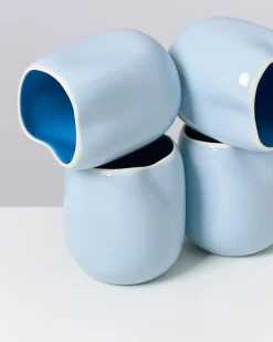 Motel a Miio Mittlere Vasen^João Vase M Hellblau Blau