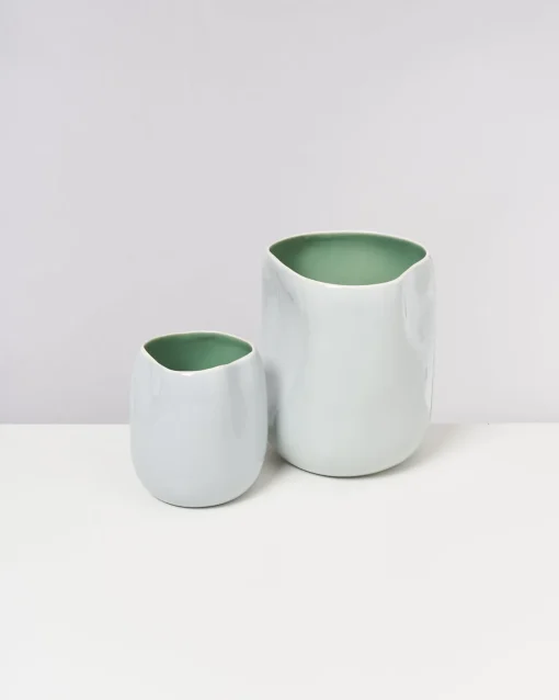 Motel a Miio Mittlere Vasen^João Vase M Lightblue Sage