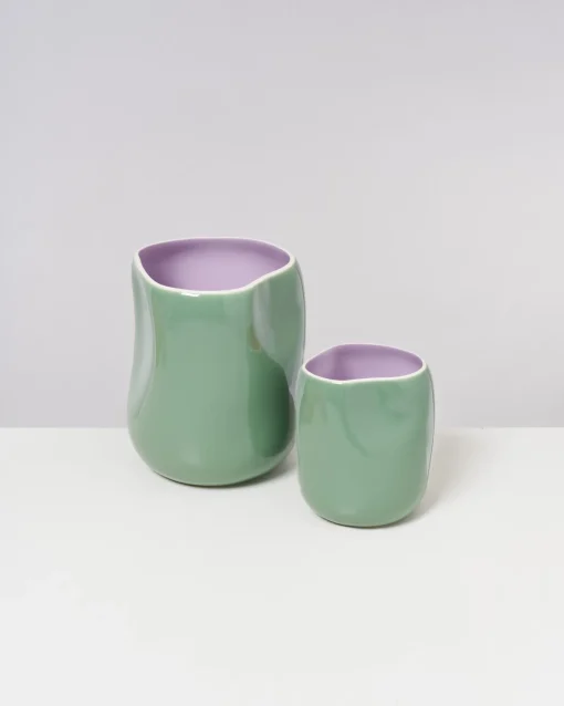 Motel a Miio Mittlere Vasen^João Vase M Sage Lilac