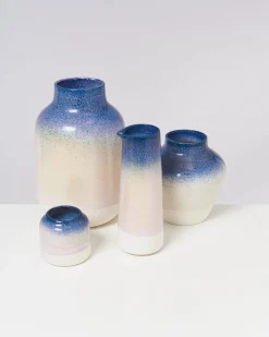 Motel a Miio Mittlere Vasen^Madalin Vase - Blue Rose Speckled