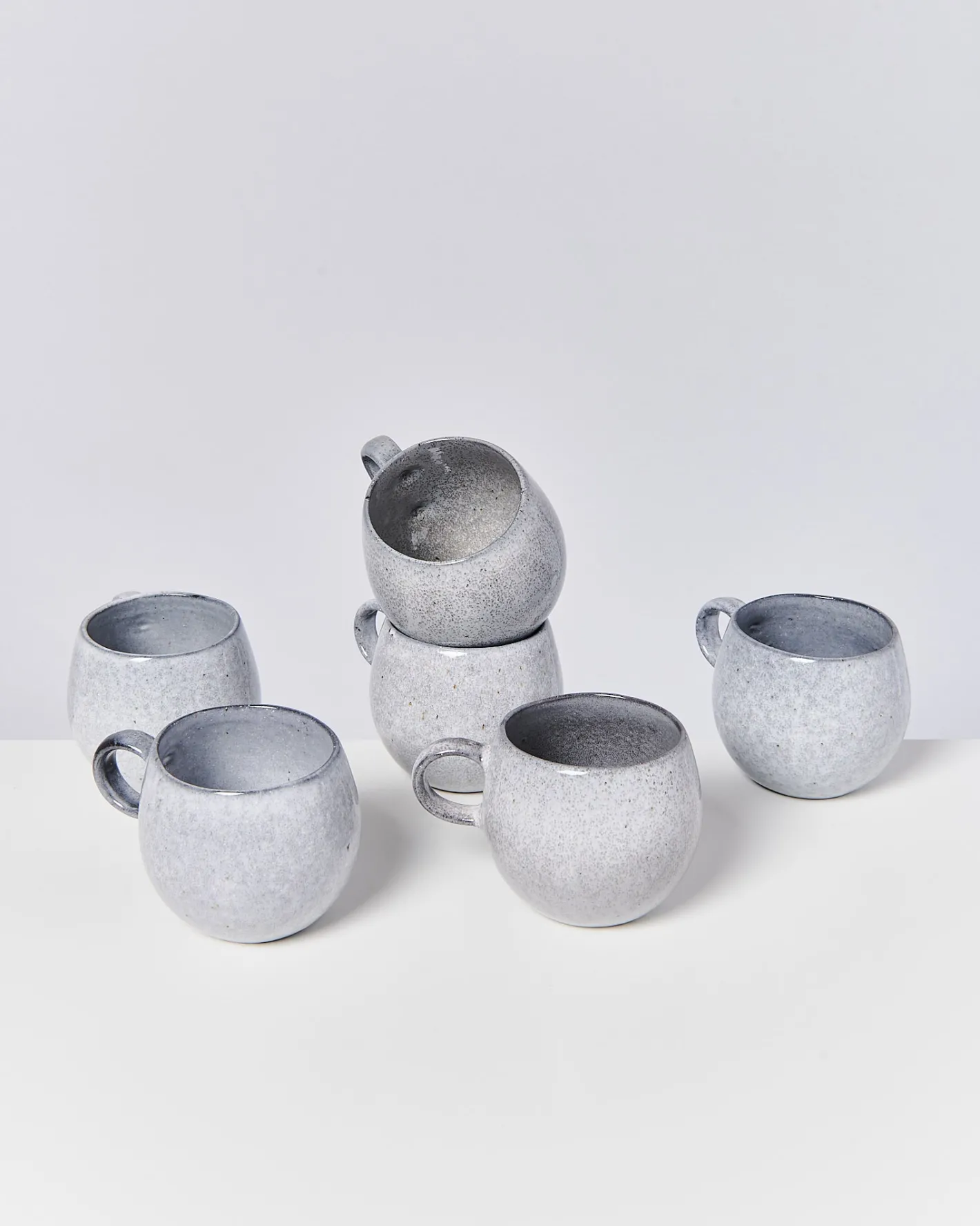 Motel a Miio Tassen-Sets^Mae - Set Of 6 Mugs Big Grey