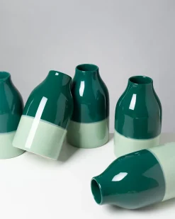 Motel a Miio Mittlere Vasen^Marisa Vase - Darkgreen Sage