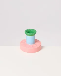 Motel a Miio Kerzen Und Kerzenständer^ X Isis-Maria Brisa Candleholder Pink Blue