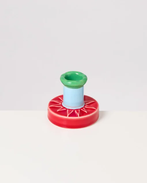 Motel a Miio Kerzen Und Kerzenständer^ X Isis-Maria Brisa Candleholder Red Blue