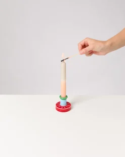 Motel a Miio Kerzen Und Kerzenständer^ X Isis-Maria Brisa Candleholder Red Blue