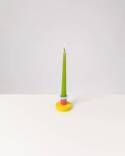Motel a Miio Kerzen Und Kerzenständer^ X Isis-Maria Brisa Candleholder Yellow Red