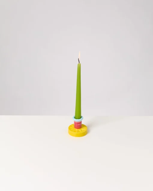 Motel a Miio Kerzen Und Kerzenständer^ X Isis-Maria Brisa Candleholder Yellow Red
