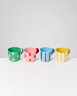 Motel a Miio Tassen-Sets^ X Isis-Maria Brisa Set Of 4 Mugs