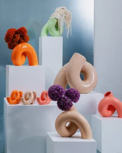 Motel a Miio Große Vasen|Motel A Miio X Ju Schnee^ X Ju Schnee Viparita Vase L Cappuccino