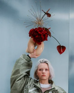 Motel a Miio Große Vasen|Motel A Miio X Ju Schnee^ X Ju Schnee Viparita Vase L Cappuccino