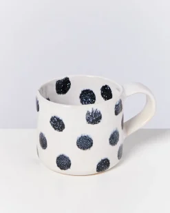 Motel a Miio Tassen-Sets^Nódoa - Set Of 6 Mugs Black Dots