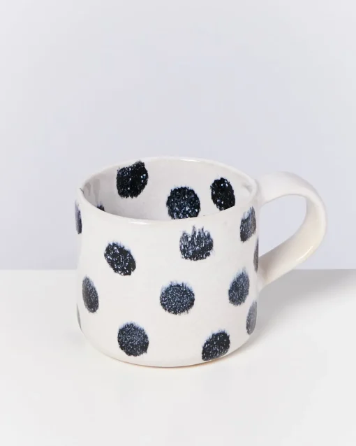 Motel a Miio Tassen-Sets^Nódoa - Set Of 6 Mugs Black Dots