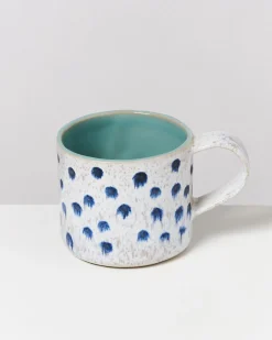 Motel a Miio Tassen-Sets^Nódoa - Set Of 6 Mugs Mint With Dots