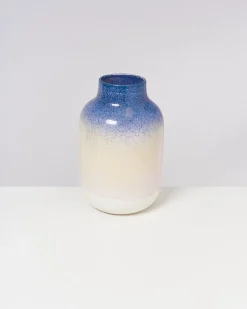 Motel a Miio Große Vasen^Nuno Vase L - Blue Rose Speckled
