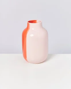 Motel a Miio Große Vasen^Nuno Vase L - Half Coral Rose
