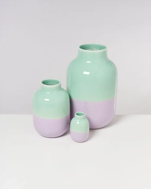 Motel a Miio Große Vasen^Nuno Vase L - Mint Lilac