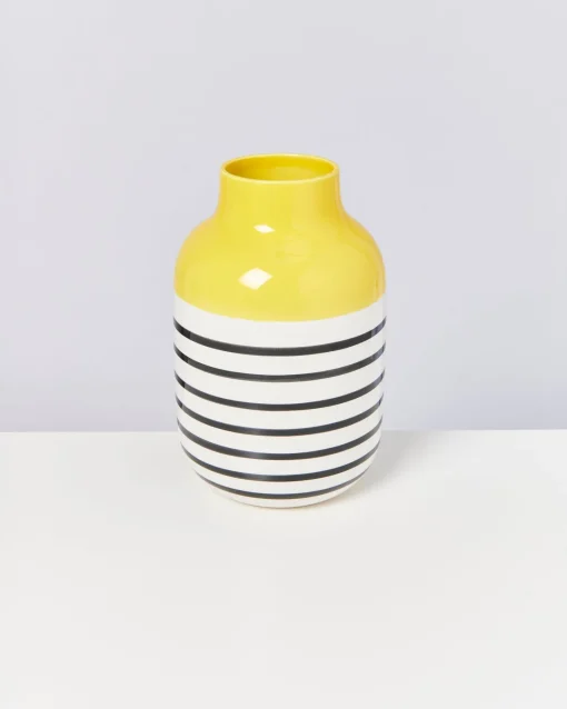 Motel a Miio Große Vasen^Nuno Vase L - Yellow