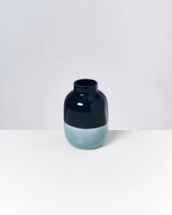 Motel a Miio Mittlere Vasen^Nuno Vase M - Navy Lightblue