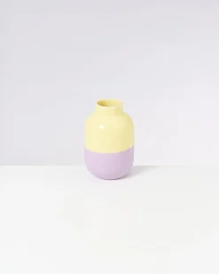 Motel a Miio Mittlere Vasen^Nuno Vase M - Yellow Lilac