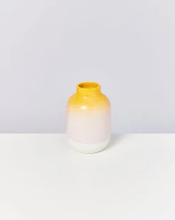 Motel a Miio Mittlere Vasen^Nuno Vase M - Yellow Rose Speckled
