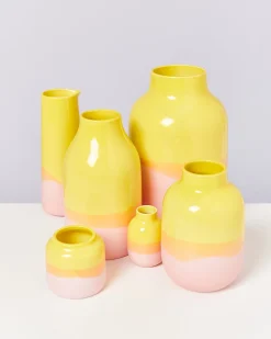 Motel a Miio Kleine Vasen^Nuno Vase S - Yellow Rose
