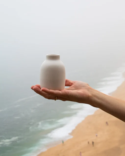 Motel a Miio Kleine Vasen^Nuno Vase S Sand Matt