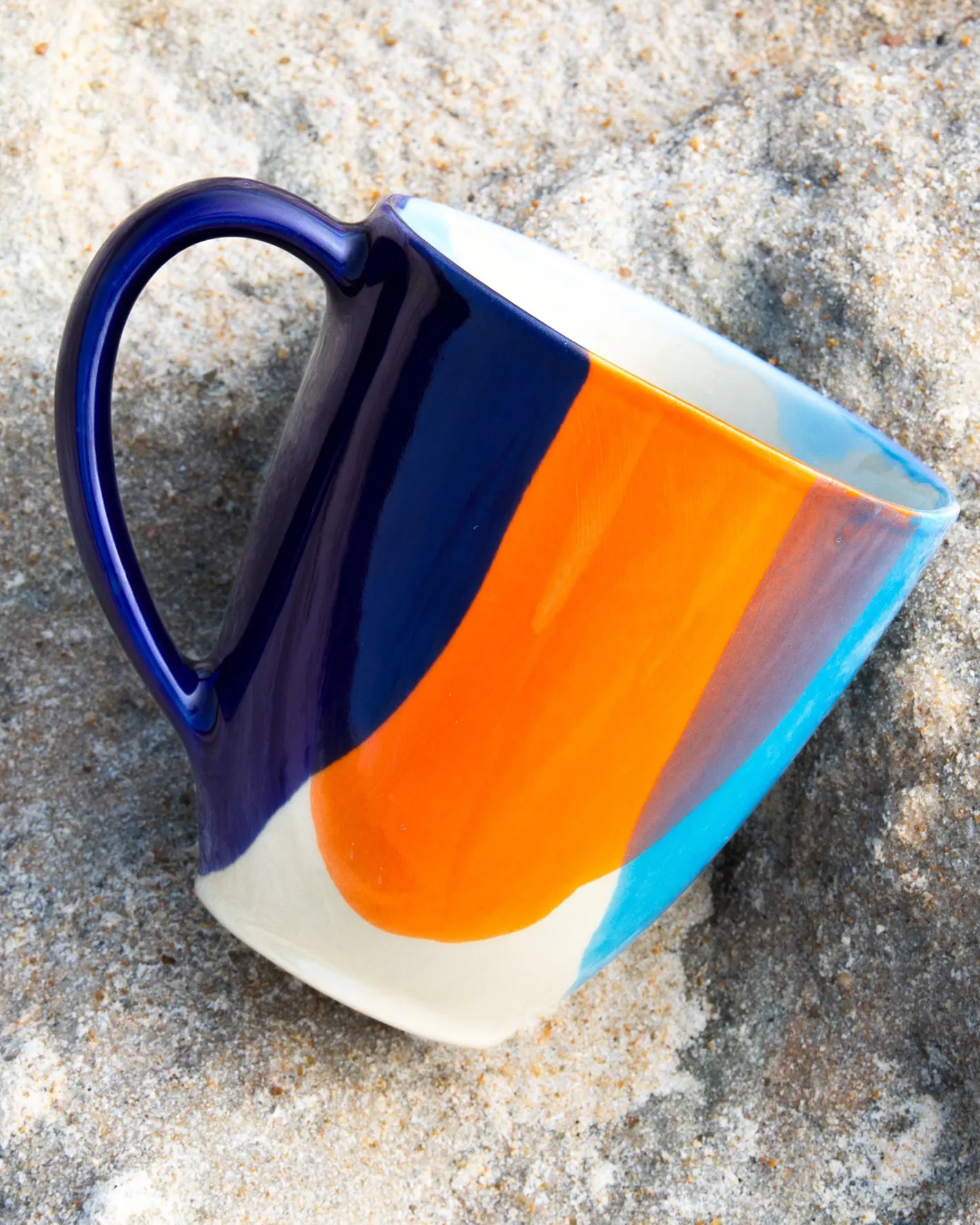 Motel a Miio Große Tassen^Pintor Mug Large Blue Orange