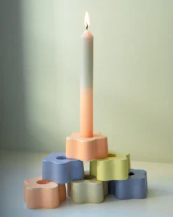 Motel a Miio Kerzen Und Kerzenständer^Seia - Set Of 2 Stick Candles Dip Dye