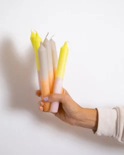 Motel a Miio Kerzen Und Kerzenständer^Seia - Set Of 2 Stick Candles Dip Dye