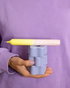 Motel a Miio Kerzen Und Kerzenständer^Seia - Set Of 2 Stick Candles Dip Dye Pink Lime