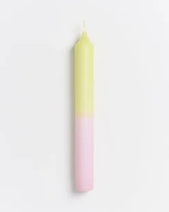 Motel a Miio Kerzen Und Kerzenständer^Seia - Set Of 2 Stick Candles Dip Dye Pink Lime