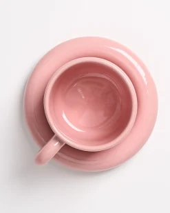 Motel a Miio Untertassen^Seia Cup & Saucer With Heart Pink