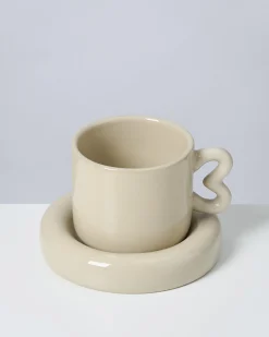 Motel a Miio Untertassen^Seia Cup & Saucer With Heart
